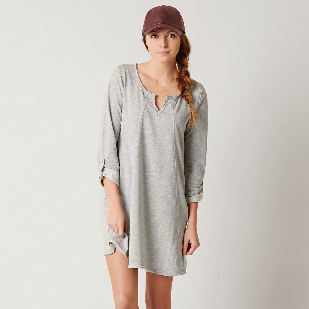 White Crow Melody Dress Heather Grey Buckle Size S